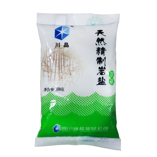 警惕 川晶牌天然加碘精制岩盐（350g）是工业用盐，切勿食用